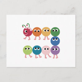Rainbow Grub. Postkarte