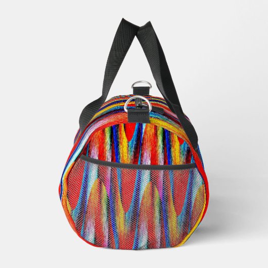 Rainbow Grunge Duffle Bag (Rechts)