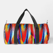 Rainbow Grunge Duffle Bag (Rückseite)