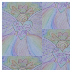 Rainbow Guardian Angel Kunststoffe Stoff