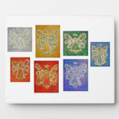 Rainbow Guardian Angels Malerei Kunst, Dichtung un Fotoplatte (Vorderseite)