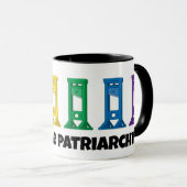 Rainbow Guillotine Chop The Patriarchy Tasse (VorderseiteRechts)