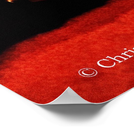 Rainbow Guitar Poster (Ecke)