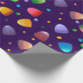 Rainbow Gumdrop Candy Geschenkpapier (Ecke)