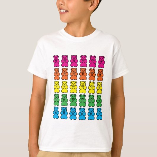 Rainbow Gummy Bears T - Shirt (Vorderseite)
