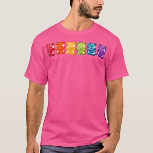 Rainbow Gummy Bears T-Shirt (Vorderseite)