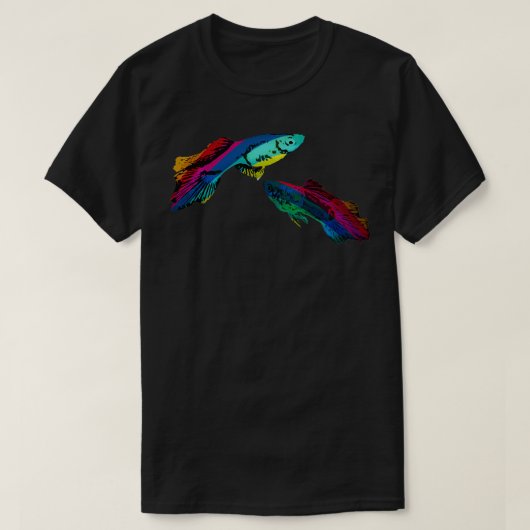 Rainbow Guppys T-Shirt (Design vorne)