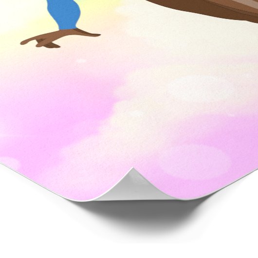 RAINBOW GYMNASTICS GYMNAST POSTER (Ecke)