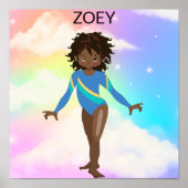 RAINBOW GYMNASTICS GYMNAST POSTER (Vorne)