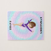 RAINBOW GYMNASTICS GYMNAST PUZZLE Personalisiert (Horizontal)
