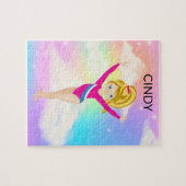 RAINBOW GYMNASTICS GYMNAST PUZZLE PERSONALISIERT (Horizontal)