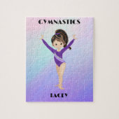RAINBOW GYMNASTICS GYMNAST PUZZLE Personalisiert (Vertikal)