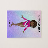 RAINBOW GYMNASTICS GYMNAST PUZZLE Personalisiert (Horizontal)