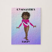 RAINBOW GYMNASTICS GYMNAST PUZZLE Personalisiert (Vertikal)
