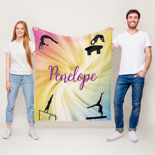 Rainbow Gymnastik Fleecedecke (Beispiel)