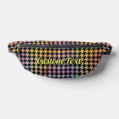Rainbow-Hahnentrittmuster-Muster Bauchtasche (Ablage )