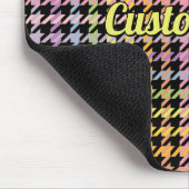 Rainbow-Hahnentrittmuster-Muster Mousepad (Ecke)