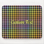 Rainbow-Hahnentrittmuster-Muster Mousepad (Vorne)
