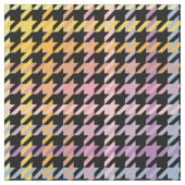 Rainbow-Hahnentrittmuster-Muster Stoff (Nahaufnahme)