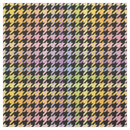 Rainbow-Hahnentrittmuster-Muster Stoff (Muster)