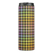 Rainbow-Hahnentrittmuster-Muster Thermosbecher (Rückseite)