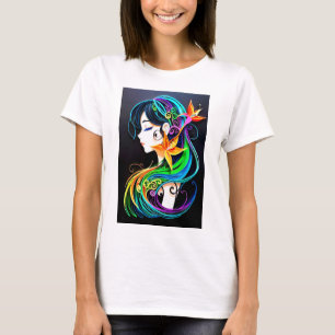 Rainbow Hair Dream. T-Shirt