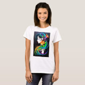 Rainbow Hair Dream. T-Shirt (Vorne ganz)