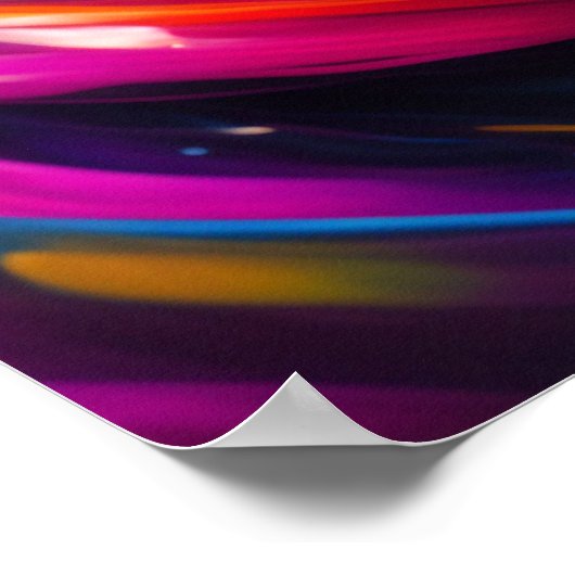 Rainbow Hair Frauen in Liebe Poster (Ecke)