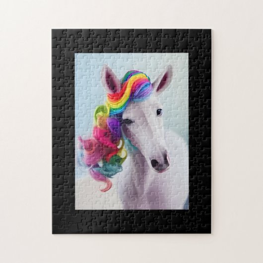 Rainbow Hair Horse Jigsaw Puzzle (Vertikal)