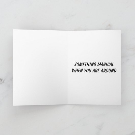 Rainbow-Hair Muskel-Einhorn-Gebäude Karte (Innenseite)