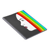 Rainbow Hair Notizblock (Rechte Seite)