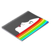 Rainbow Hair Notizblock (Linke Seite)