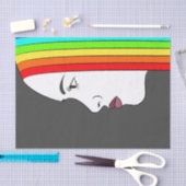 Rainbow Hair Seidenpapier (Handwerk)