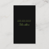 Rainbow Hair Stylist-Visitenkarten Visitenkarte (Rückseite)