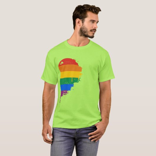 RAINBOW HALBHEITSRECHT -.pnng T-Shirt (Vorne ganz)