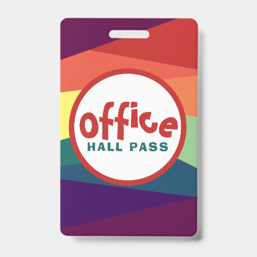 Rainbow Hall Passes für Lehrer Ausweis (Vorderseite)