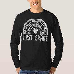 Rainbow Hallo Erster Lehrer erster Klasse erster T T-Shirt