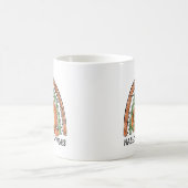 Rainbow Halloween Vibes Camper/ Anhänger Kaffeetasse (Mittel)