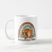 Rainbow Halloween Vibes Camper/ Anhänger Kaffeetasse (Links)