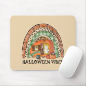 Rainbow Halloween Vibes Camper/ Anhänger Mousepad (Mit Mouse)