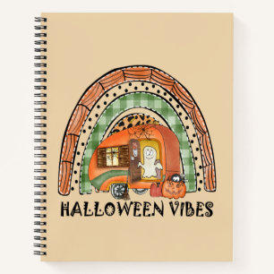 Rainbow Halloween Vibes Camper/ Anhänger Notizblock