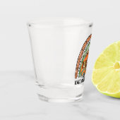 Rainbow Halloween Vibes Camper/ Trailer Schnapsglas (Links)