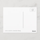 Rainbow Hand Peace Signature Peace Peace and Liebe Postkarte (Rückseite)