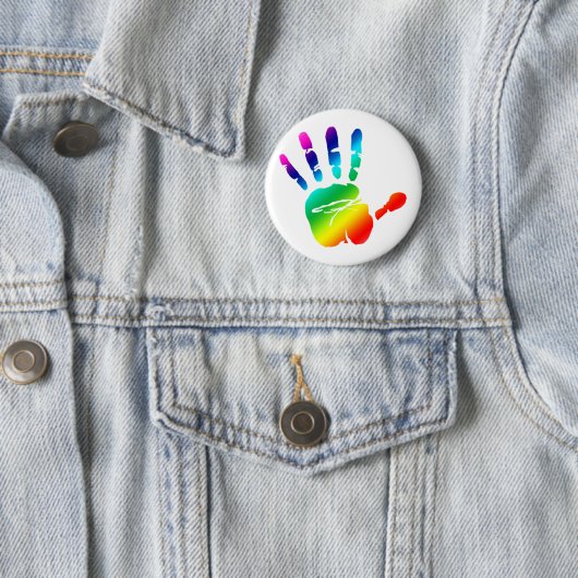 Rainbow Hände Button (Beispiel)