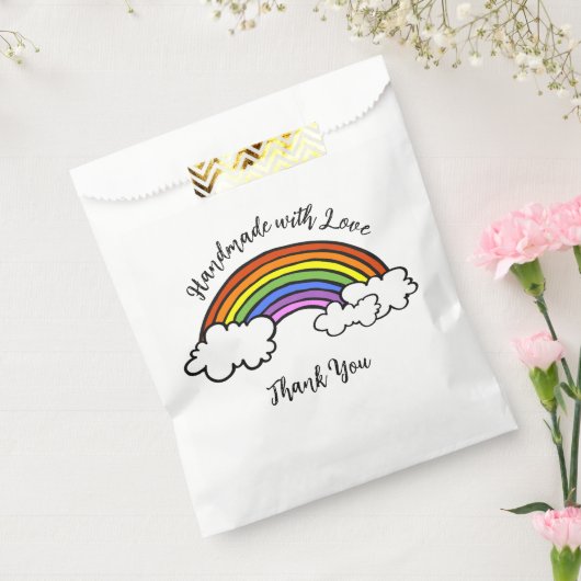 Rainbow Handmade mit Liebe Fevor Bags Geschenktütchen (Versiegelt)