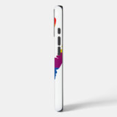 Rainbow Handprint Case-Mate iPhone Hülle (Rückseite / Links)