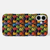 Rainbow Handprint Case-Mate iPhone Hülle (Rückseite (Horizontal))