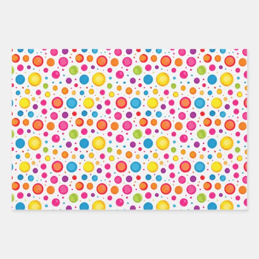 Rainbow Happy Birthday Geschenkpapier Set (Vorderseite 2)