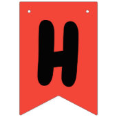 Rainbow Happy Birthday lustige Farben Zeichen Wimpelkette (Erste Fahne)