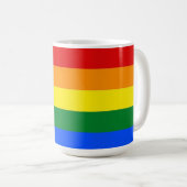 Rainbow Happy Birthday Tasse Cup (VorderseiteRechts)